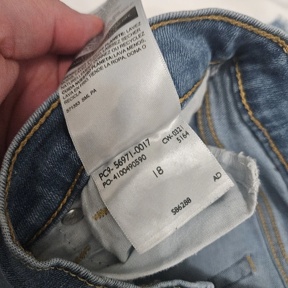 Girls Signature By Levi Strauss Super Skinny Raw Hem Jeans! - Picture 6 of 9